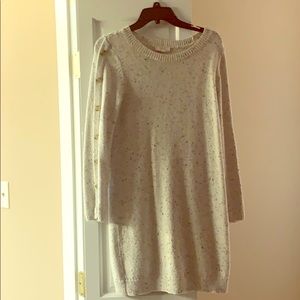 Marbled sweater dress